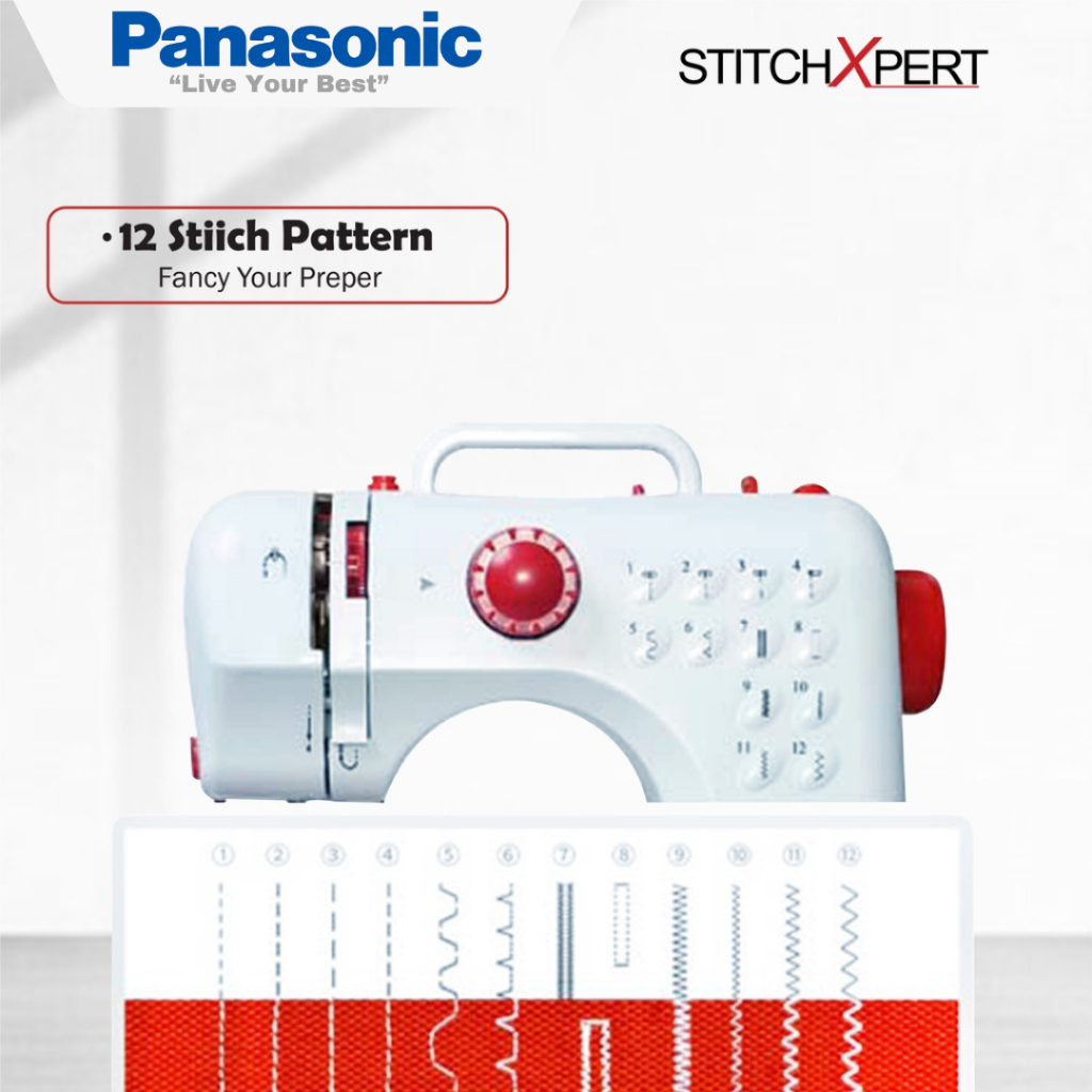 Portable Sewing Machine FHSM 505A Pro Upgraded 12 Sewing Portable Mini Sewing Machine - Image 4