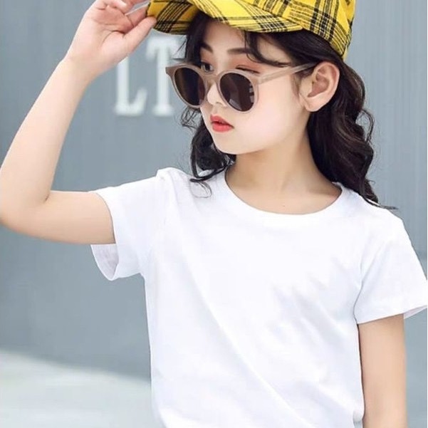 COD New FASHION  Unisex Makapal Makapal Plain White Round Neck T-Shirt and sando - Image 3