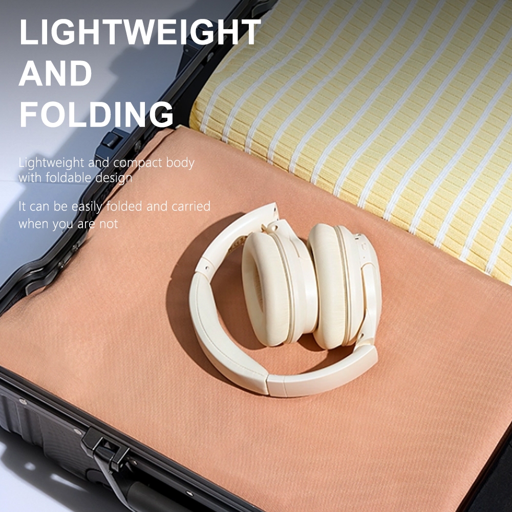 Orashare HS01 Wireless Headphones ANC Noise Canceling Foldable Bluetooth Headset With Built-in Mic - Image 2