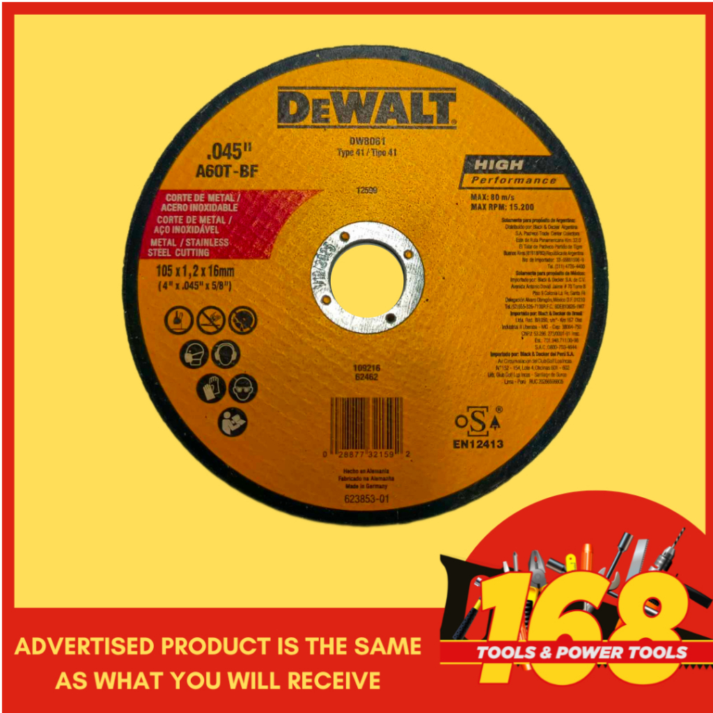 DEWALT 4 INCH CUTTING DISC - Manila Blog