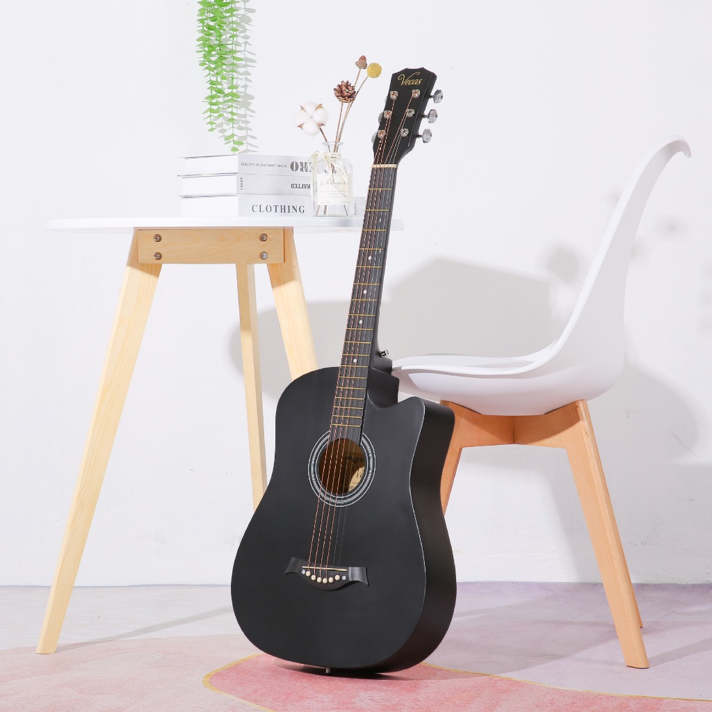 Guitar 38 Inch Acoustic Guitar Low Action GitaraOriginal Suitable forAdult and Beginners Freebies - Image 8