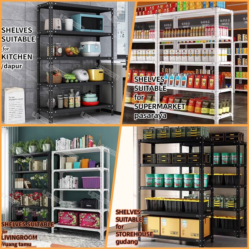 Boltless Steel rack Adjustable Height 6 Layer waterproof stante Organizer Metal Storage Shelves - Image 8