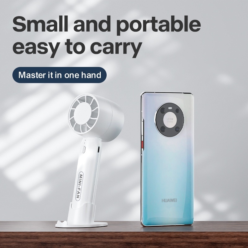 T10 Portable Mini Fan USB Rechargeable Fan Adjustable Cooling Fan Handheld fan - Image 2