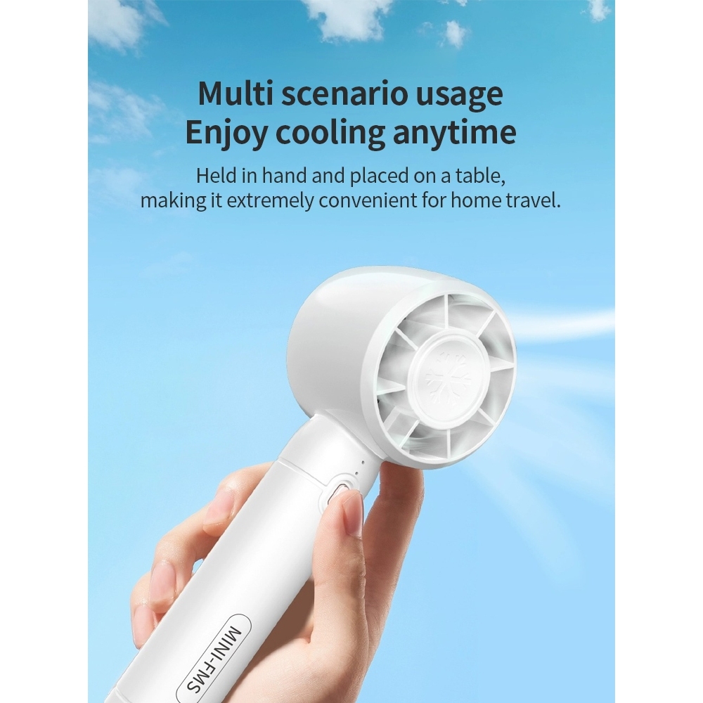 T10 Portable Mini Fan USB Rechargeable Fan Adjustable Cooling Fan Handheld fan - Image 6