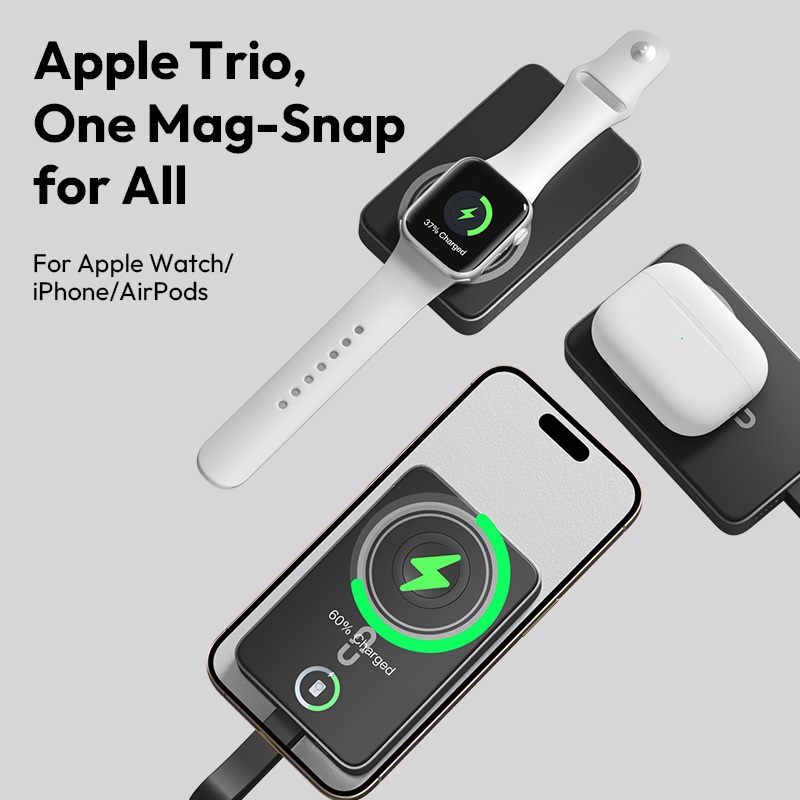 Romoss WMO10 10000mAh 20W Magnetic Power Bank for Android, I O S and Smart Watch also for IPH 12-15 - Image 4