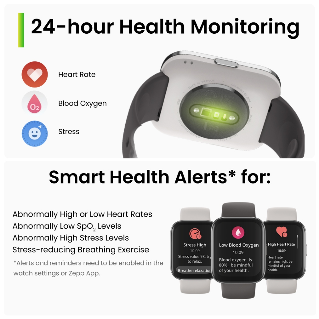 Amazfit Bip 5 Unity 1.91" Large Display Smartwatch Bluetooth Phone Call Fitness Health Data Tracking - Image 5