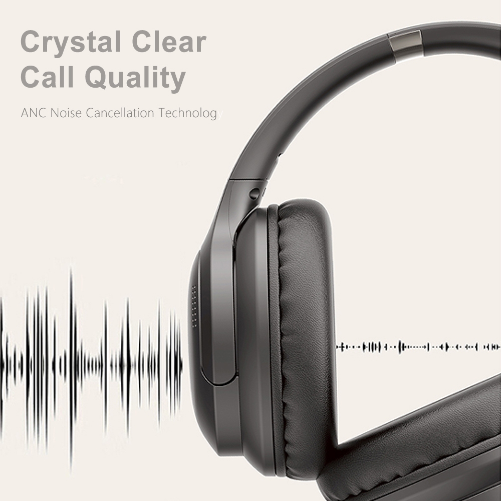 Orashare HS01 Wireless Headphones ANC Noise Canceling Foldable Bluetooth Headset With Built-in Mic - Image 5