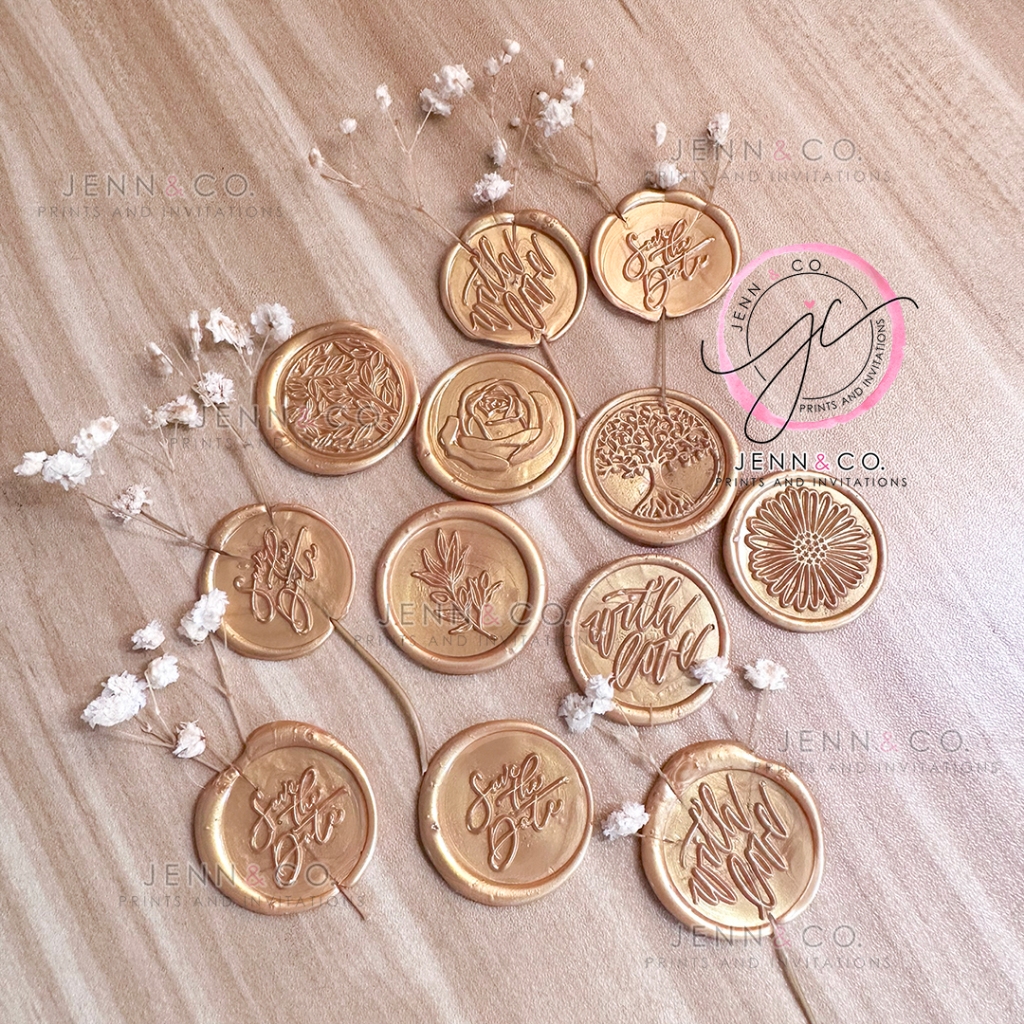 Wax Seals with Back Adhesive — Designs