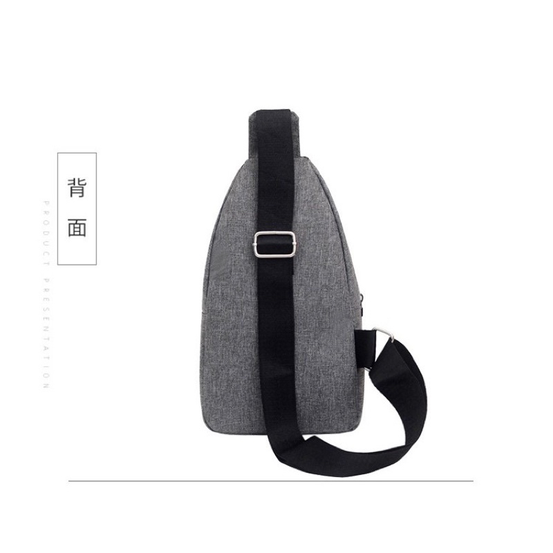 Small Sling Bag Crossbody Chest Shoulder Water Resistant Travel Bag for Men Women Boys With Earphone - Image 7