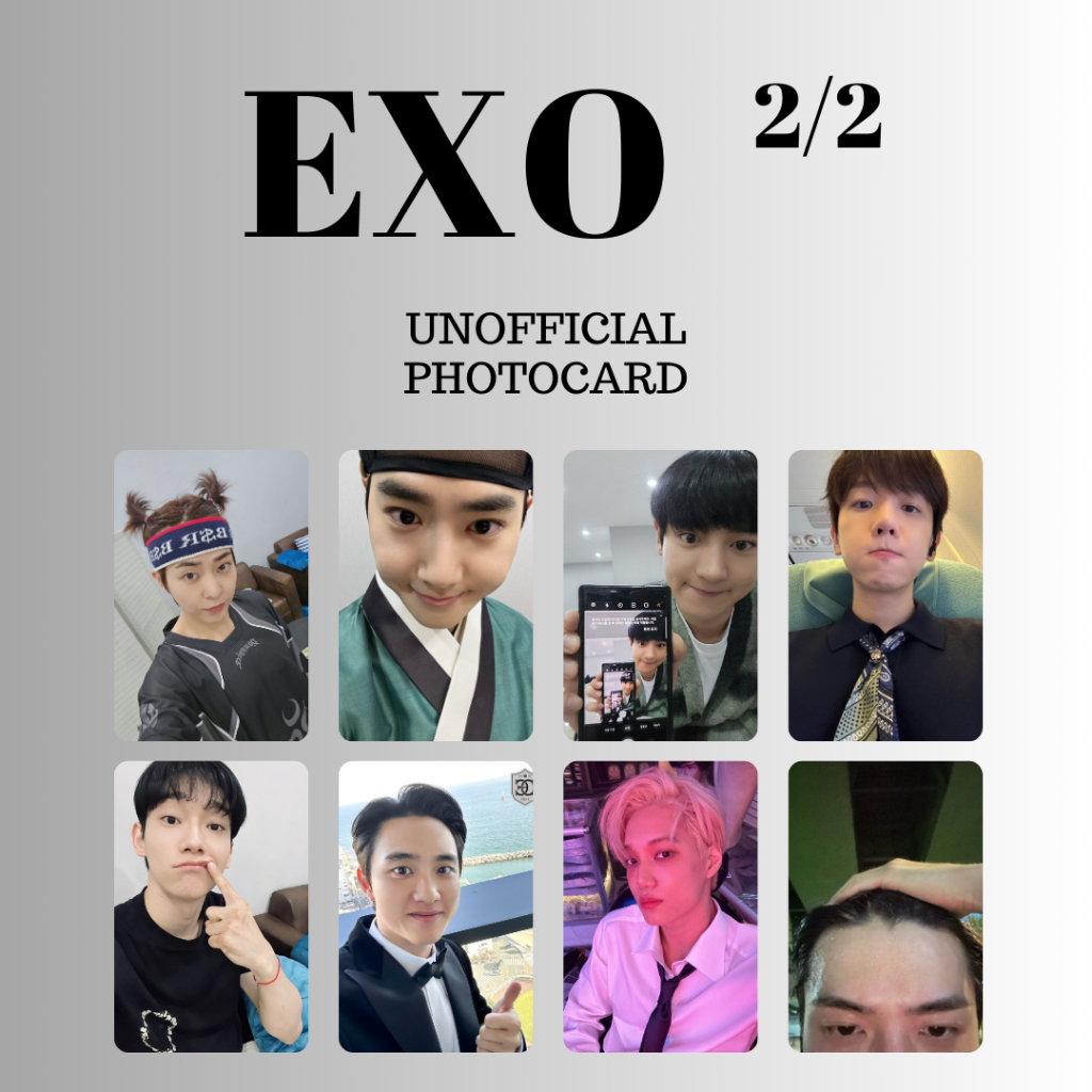 (2/2) Exo Unofficial Photocard LOMO CARD - Honest Bee