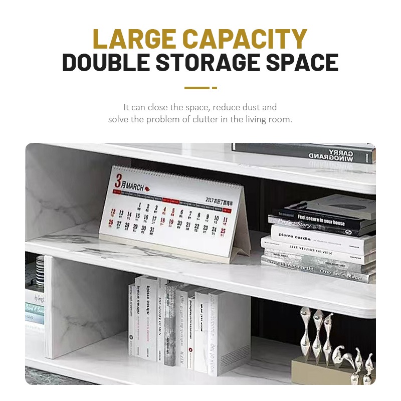 ✨COD✨TV Rack Cabinet TV Stand Table Furniture For Living Room With Multifunctional  Storage - Image 7