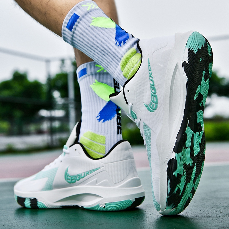 Precision 6 Mint Green Unisex Sports Basketball Shoes For Men SPIKE Quality With Box 2207 - Image 7