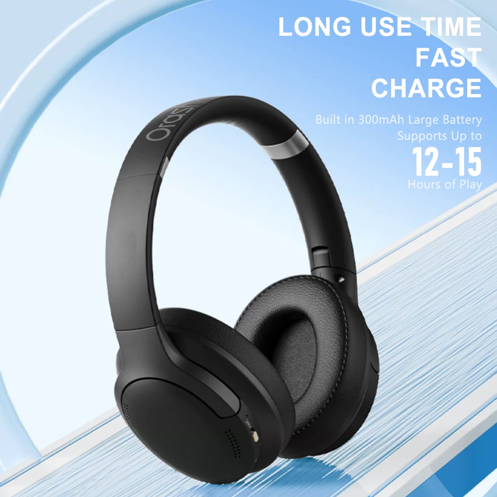 Orashare HS01 Wireless Headphones ANC Noise Canceling Foldable Bluetooth Headset With Built-in Mic - Image 4