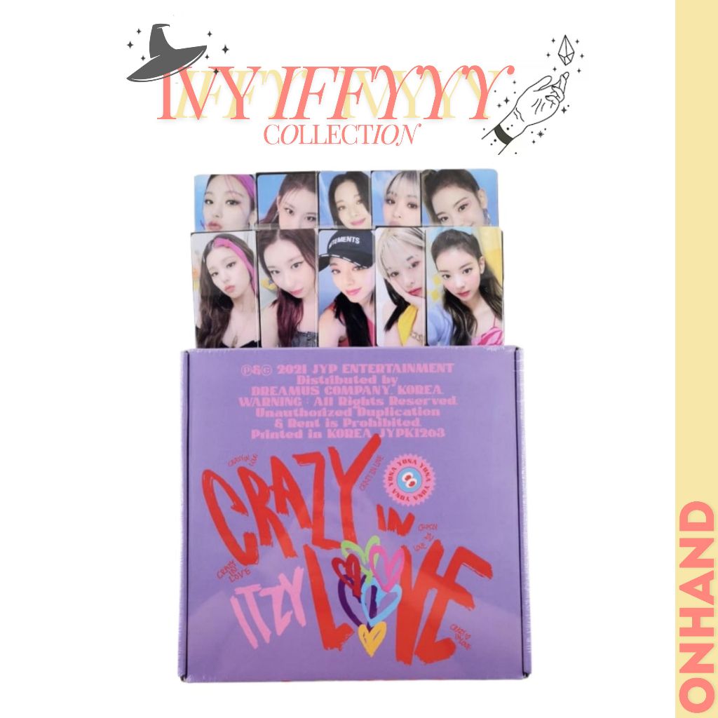 【SG Shopee リュジン】ITZY crazy in love 公式トレカ ITZY CRAZY IN LOVE SHOPEE SG Singapore Benefit Yeji Ryujin