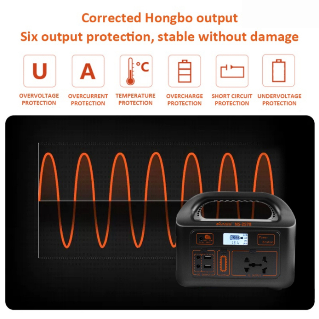 power station 220v 150w power station multi-function portable big capacity solar generator station - Image 4