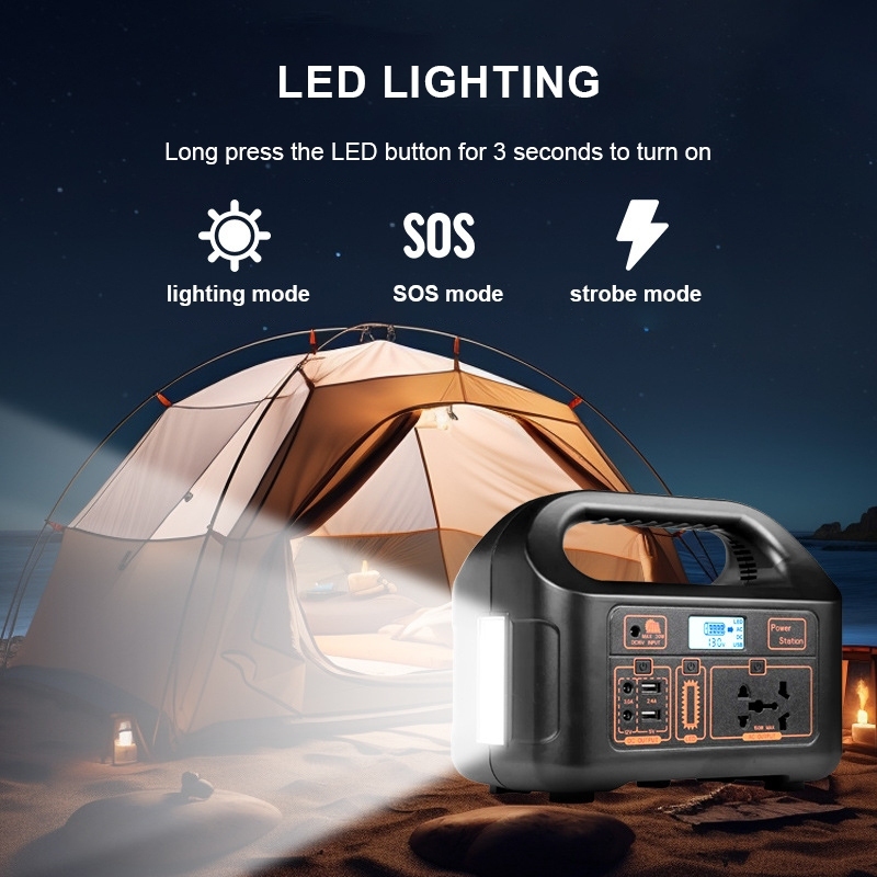 150W Camping Energy Storage 50Hz/60Hz Outdoor Power Bank Portable Power Station Solar Power Station - Image 2