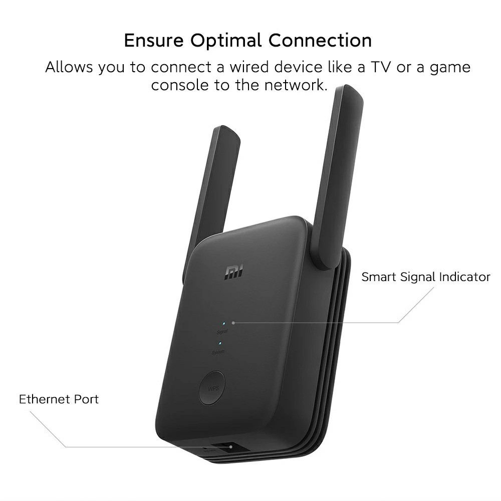 Xiaomi WiFi Extender Ac1200 5.0ghz 1200mbps Wi-Fi Signal Repeater Amplifier Booster Dual Band - Image 4
