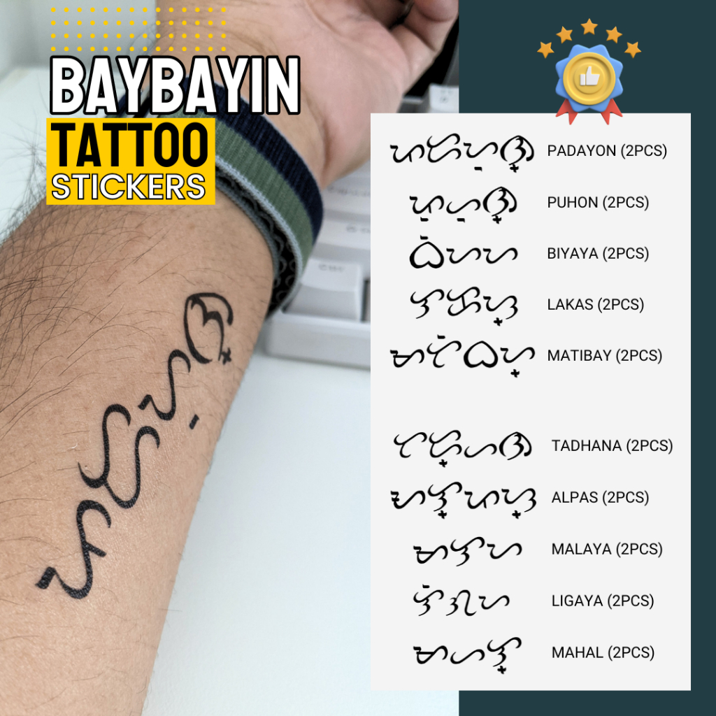 Popular Baybayin Tattoos Modern Baybayin Philippines