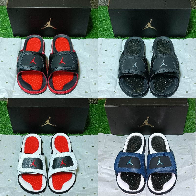 Jordan hydro 13 slides black best sale