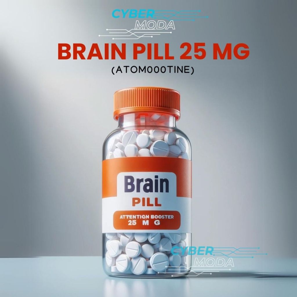 Brain Pill 25mg Effective Cognitive Enhancement Supplement for Adults with Focus Improvement