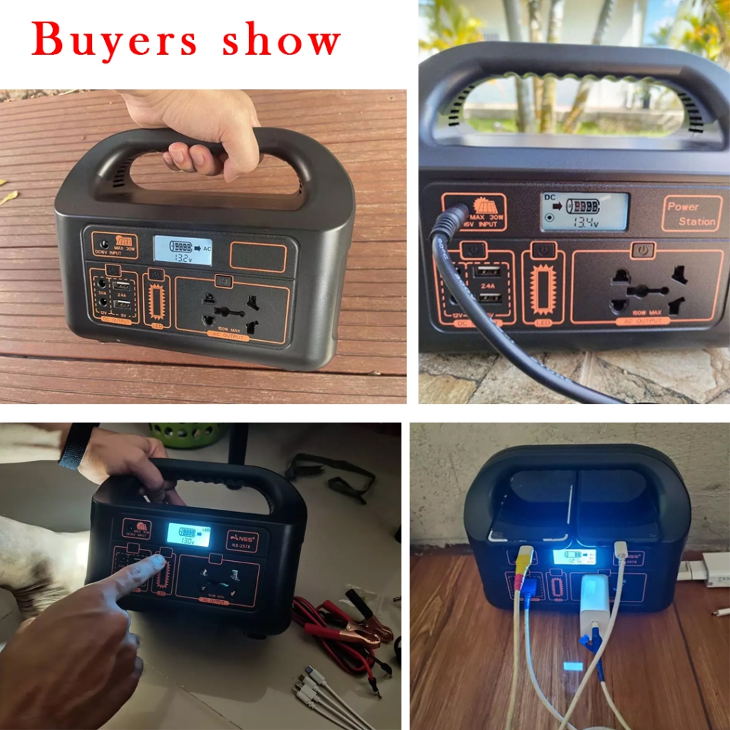 Power Station 220V 150W Solar Generator Station Multi-function Big Capacity Solar Powerbank - Image 6