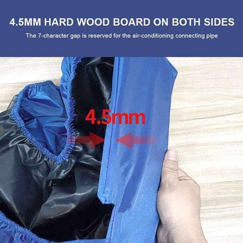 Professional Air Conditioner Cleaning Cover with Drain Outlet Waterproof Dust Clean Protector Bag - Image 5