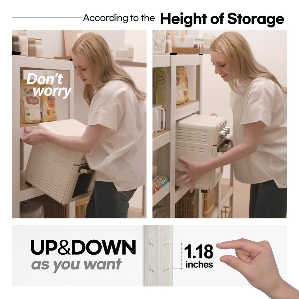 Boltless Steel Rack 5/6 Layers Adjustable Heavy Duty Rack Metal Stainless waterproof Storage Shelves - Image 6