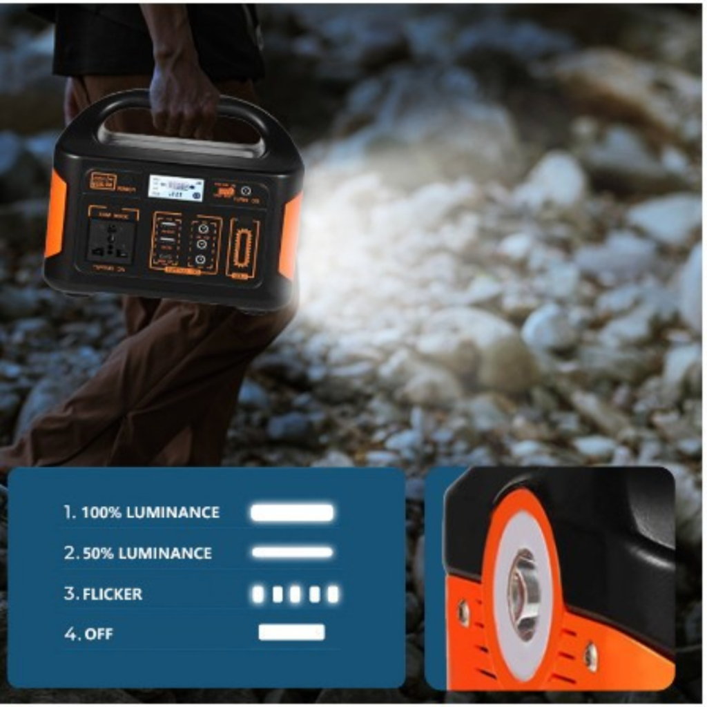 Power Station with Solar Panel 300w 86000mah Solar Generator Powerbank Outdoor Solar Power Station - Image 6