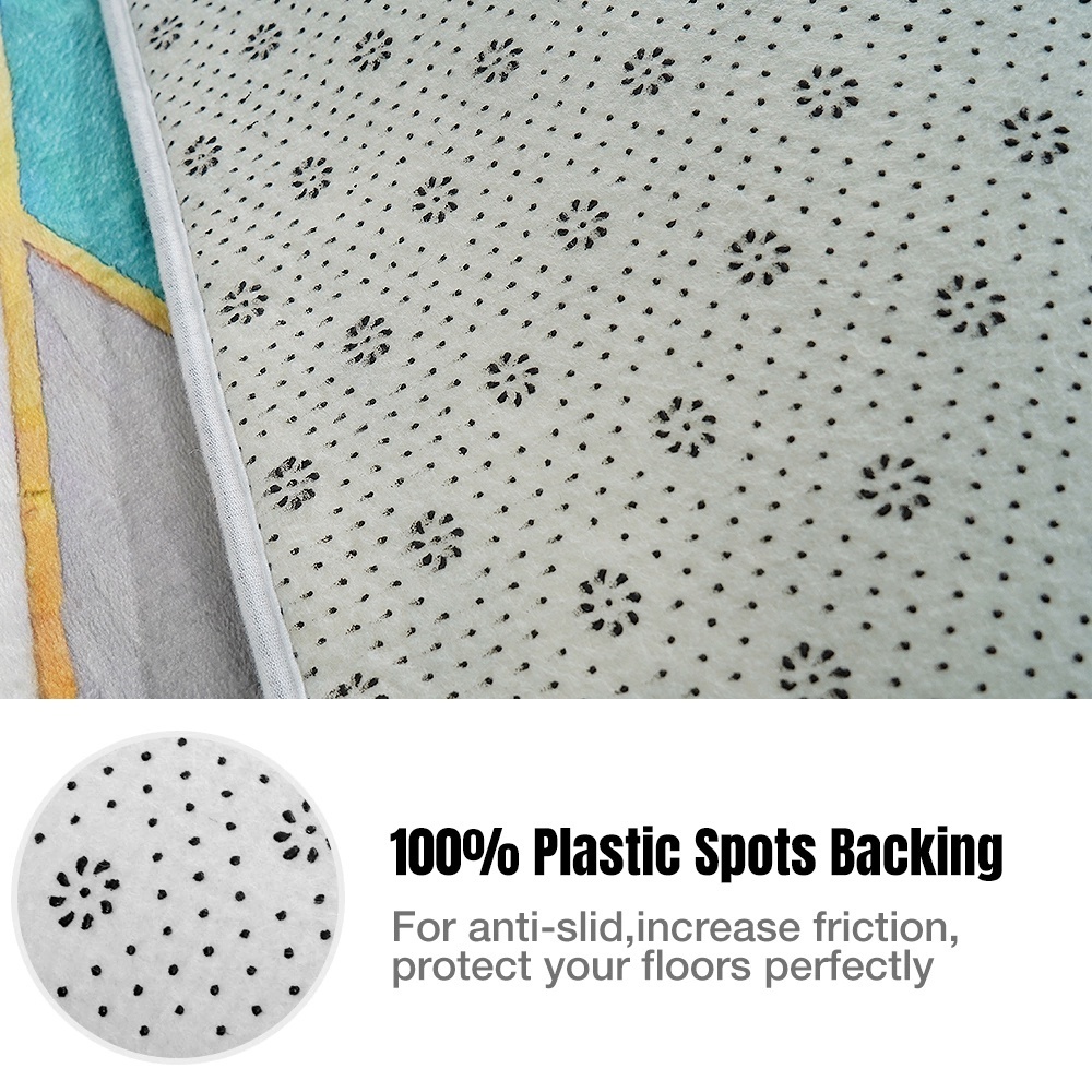 WB [Roll up] M,L,XL 3 Size Crystal Velvet Carpet 3D Floor Mat carpet Floor Carpet Rug for livingroom - Image 4