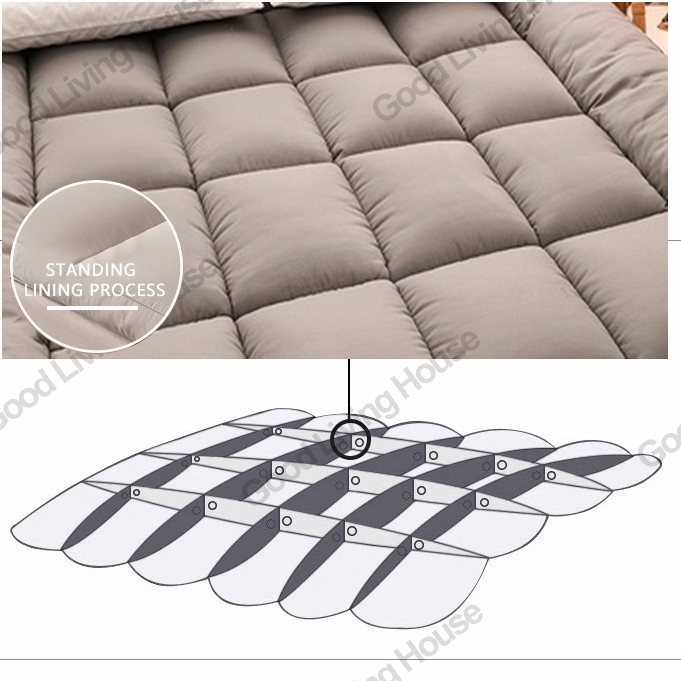 10cm Mattress Thicker Foam Mattress Topper Foldable Queen Velvet Soft Bed Tatami murah mattres Floor - Image 4