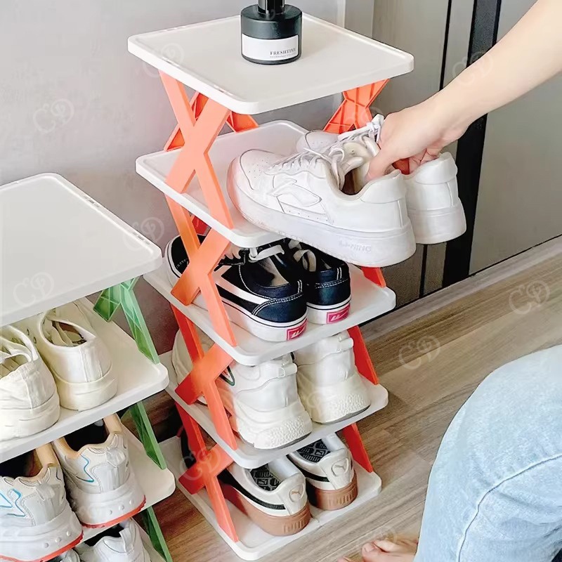 CD Shoe Rack Organizer Space saver Simple Shoes Storage Organizer Rack For Dormitory Home - Image 8