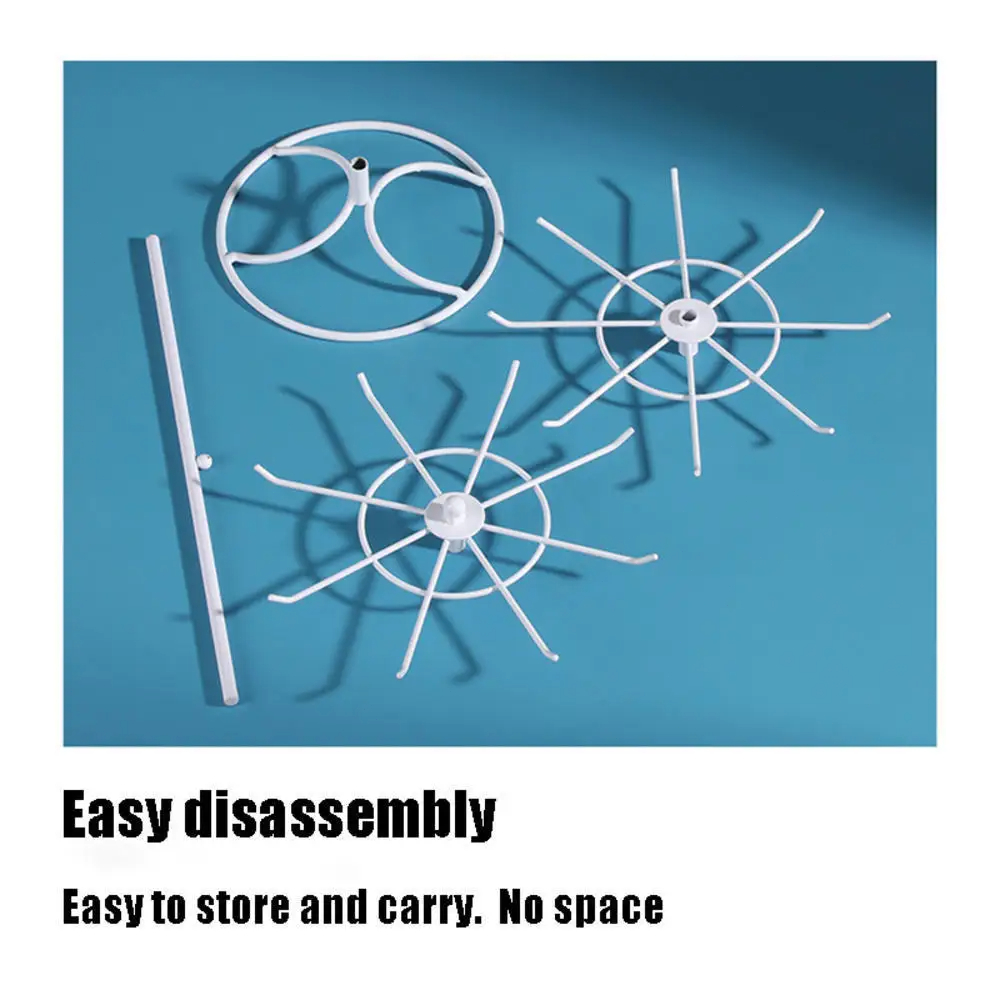2 Layer Rotating Rack for Necklace Jewelry Display Earring Metal Stand Jewelry Organizer Rack