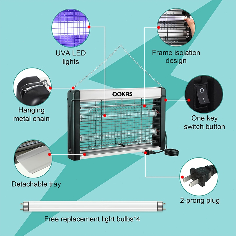 OOKAS Powerful Electric Mosquito Killer Lamp Fly Killer Uv Light Insect Killer - Image 7