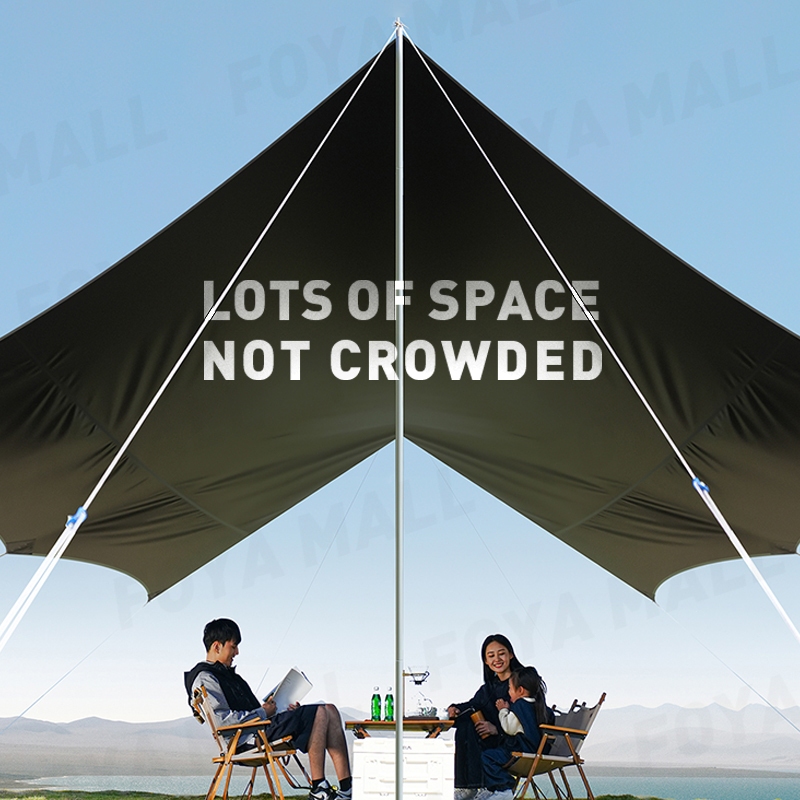 【Complete Set】Canopy tent set  Ultralight Weight Flysheet Octagonal Butterfly Canopy canopy — view 5
