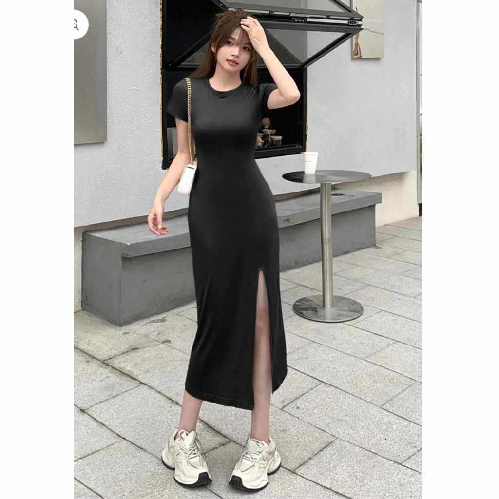 black and white halter mini dress Say You'll Stay cf_s_15-5--m Size:US8 Lime Lush Black Sheer Long Sleeve