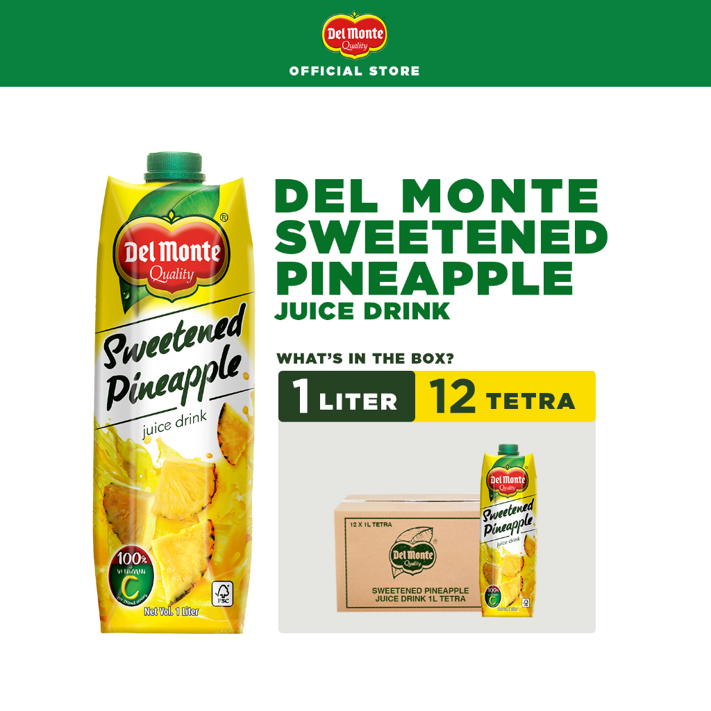 Shop del monte sweetened pineapple juice for Sale on Shopee