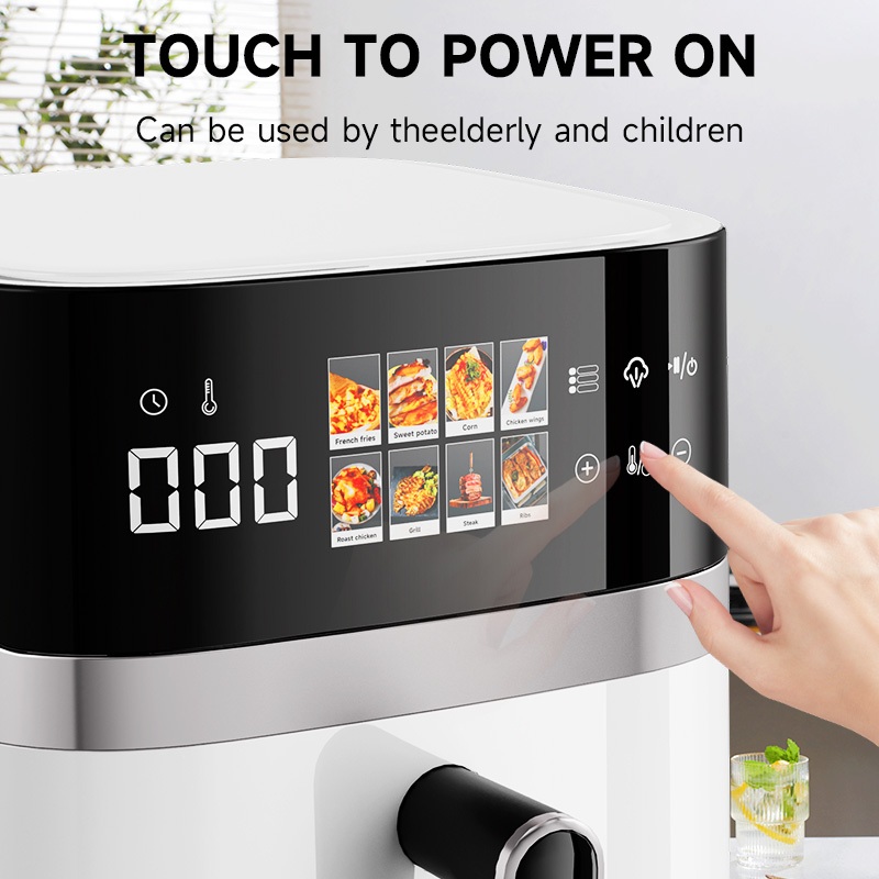 Yowxii LED Air Fryer Touchscreen 7L 9L Oil-Free Microwave Oven Large-Capacity Oven For Baking - Image 3