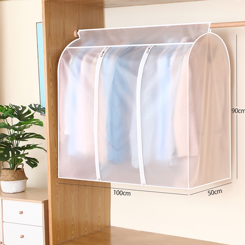 Clothes Dust Cover Clothes Storage Hanging Clothes Suit Coat ​Dust Cover Home Storage Bag — view 7