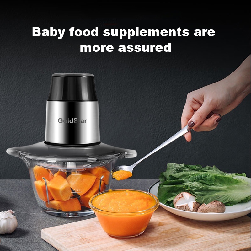 Gold Star Meat Grinder Food Processor Electric Heavy Duty MultiFunction Blender Baby Food Processor - Image 4