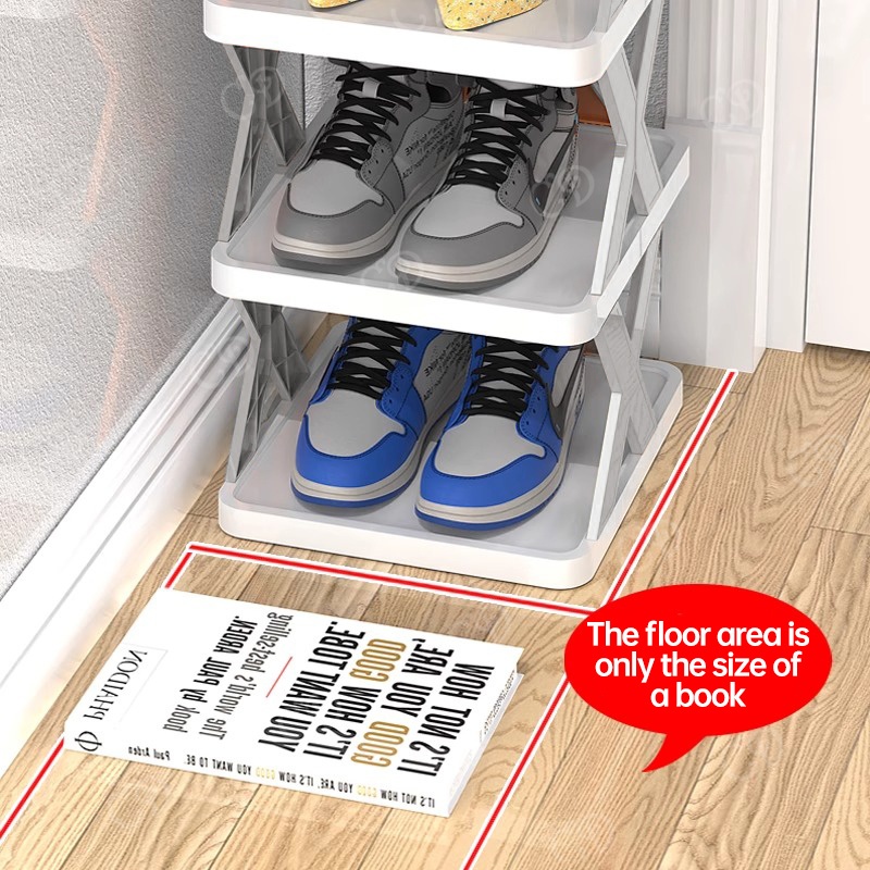 CD Shoe Rack Organizer Space saver Simple Shoes Storage Organizer Rack For Dormitory Home - Image 3