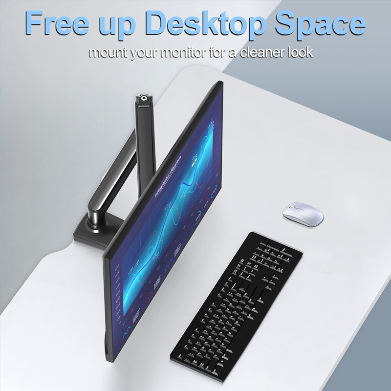 Inplay KMT-1 Single Monitor Stand Mount Arm Gas Spring Adjustable Monitor Bracket For 13-32" Monitor - Image 5