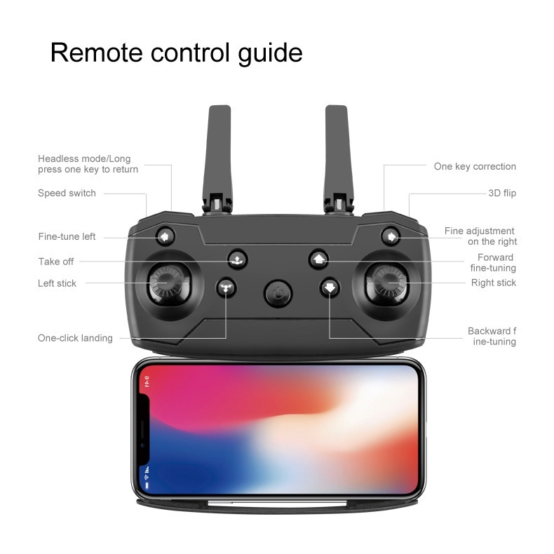 【COD】2026 New E88Pro Drone 4K HD dual camera WiFi remote control portable mini aircraft record video — view 4