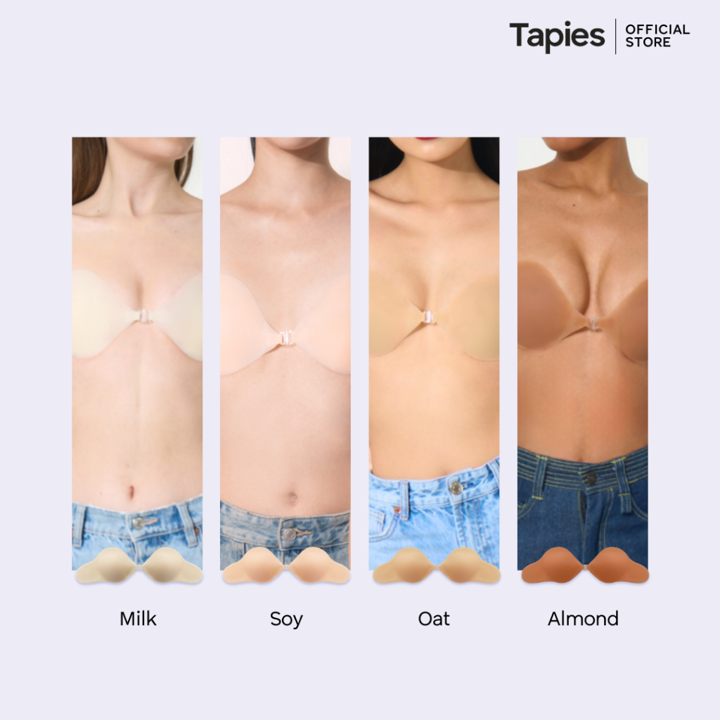 Tapies Cuddle Bra [Seamless, Strapless, Adhesive, Silicone Push-up Bra] - Image 4