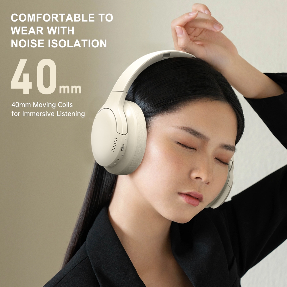 Orashare HS01 Wireless Headphones ANC Noise Canceling Foldable Bluetooth Headset With Built-in Mic - Image 3