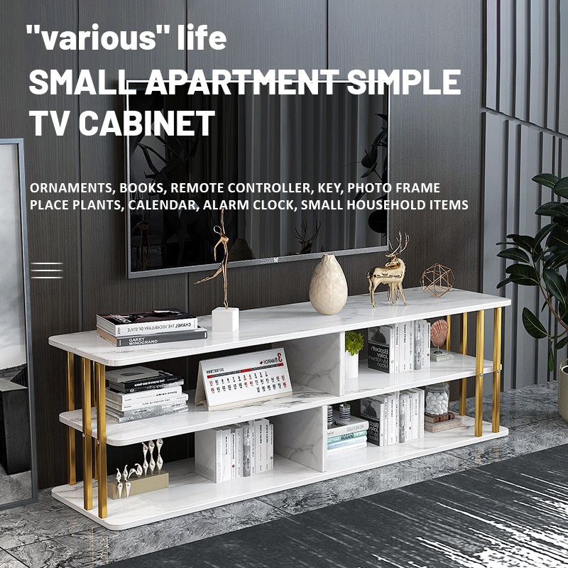 ✨COD✨TV Rack Cabinet TV Stand Table Furniture For Living Room With Multifunctional  Storage - Image 2