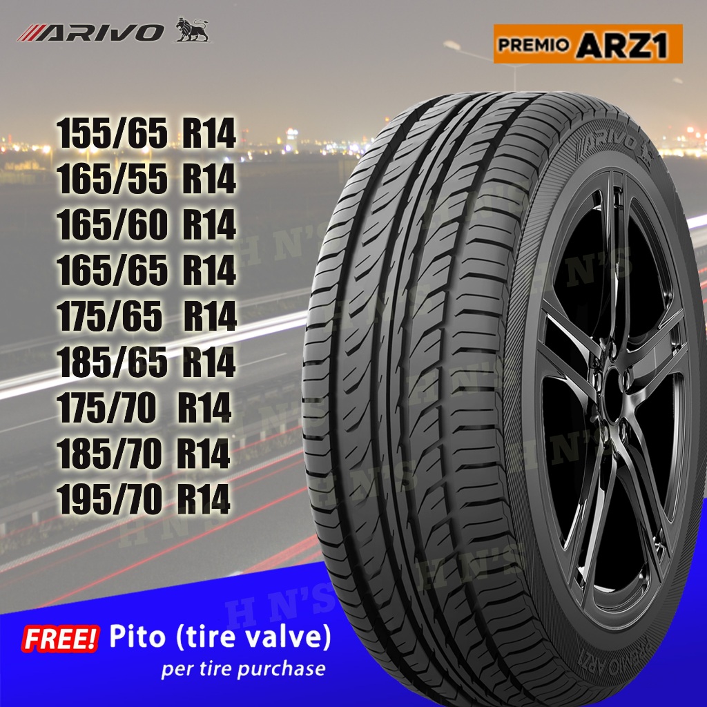 ARIVO Premio ARZ1 Tires RIM14 ( 155/65 R14, 165/55 R14, 165/60 R14, 175/65 R14, 185/65 R14, )