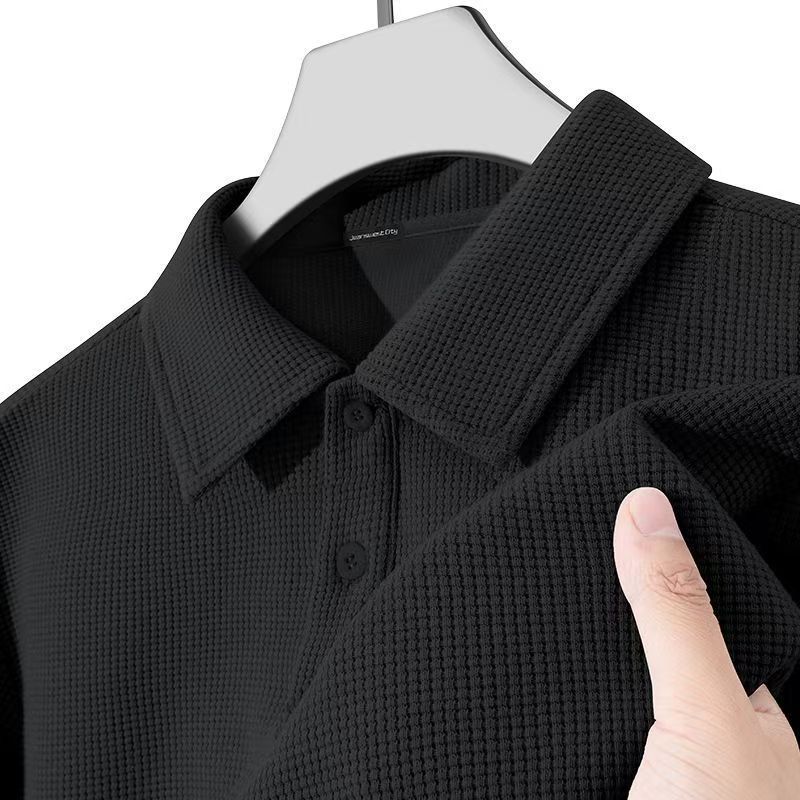 Simple Rush Tropical Chill Waffle Polo Lightweight Breathable & Affordable for Men & Women — view 8