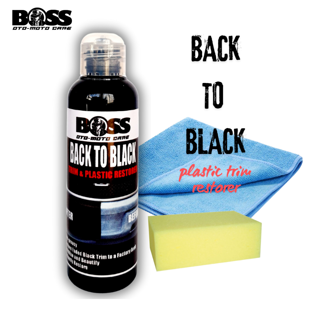 2PCS BOSS BACK TO BLACK PLASTIC TRIM RESTORER - Image 5