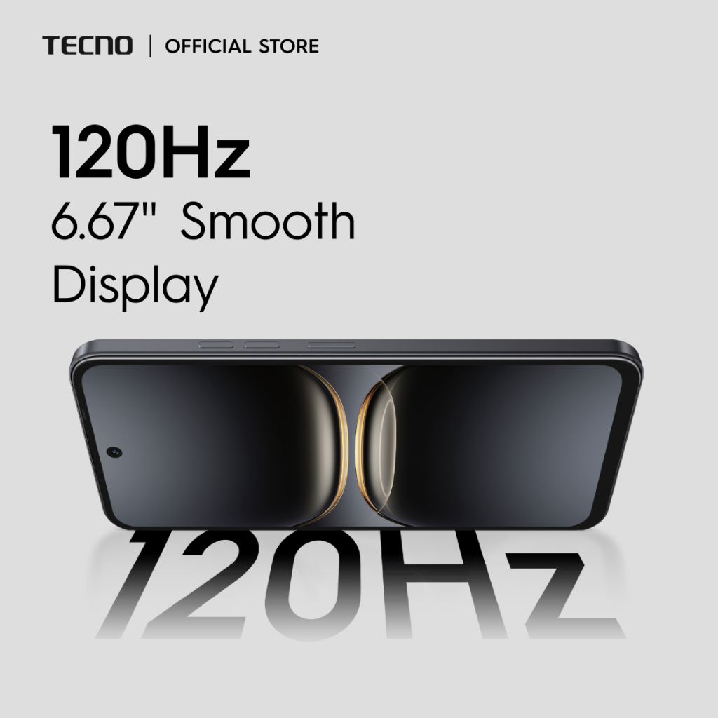 [NEW] TECNO Spark 40c 8GB (4+4)+128GB | 6000mAh 18W BIG Battery | 120Hz, 6.67'' Smooth Display｜IP64 - Image 3