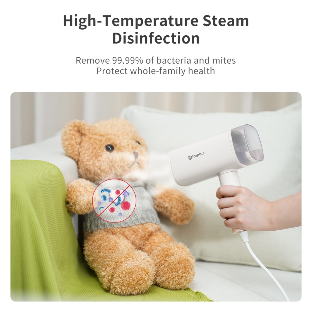 Simplus Steam Iron Handheld Garment Steamer Handheld 4 in 1 Multi-Function Foldable and Portable - Image 6